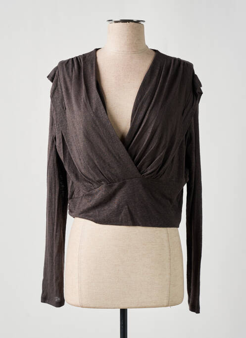 Top gri SUNCOO femeie