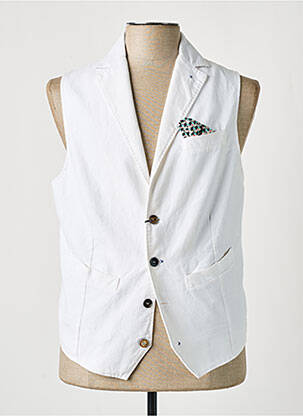 Vestă fără mâneci alb BOB bărbat