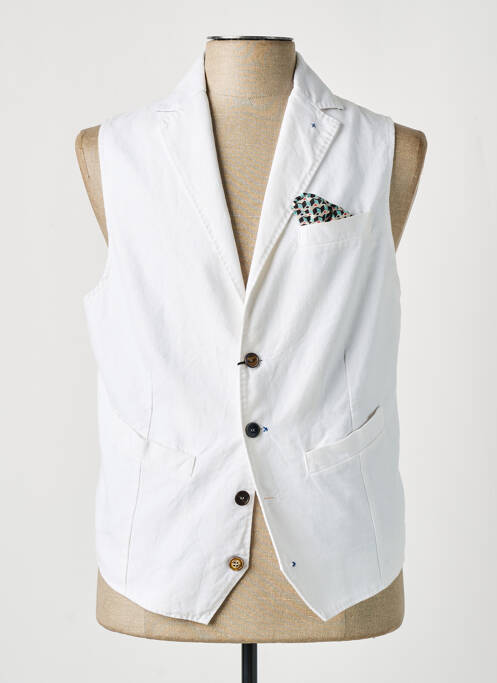 Vestă fără mâneci alb BOB bărbat