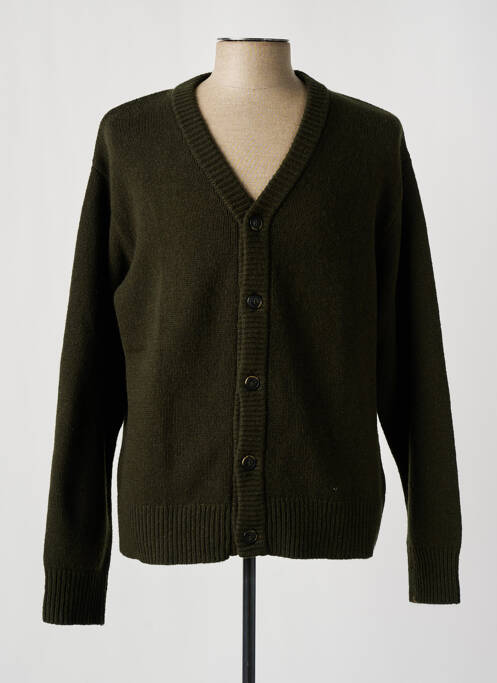 Vestă cu mâneci lungi verde MINIMUM bărbat