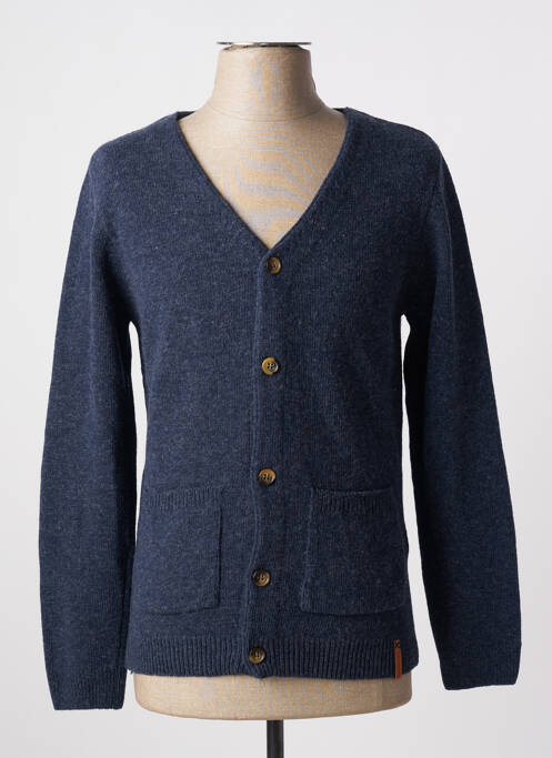 Vestă cu mâneci lungi albastru KNOWLEDGE COTTON APPAREL bărbat