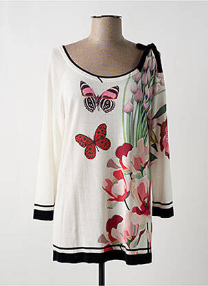 Pulover alb JEI'S BY LETIZIA DENARO femeie