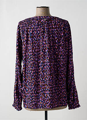 Bluză țesătură poplin mâneci lungi violet STREET ONE femeie
