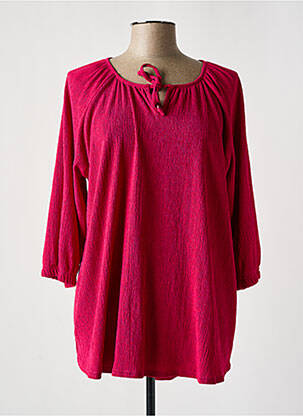 Tunică mâneci lungi roz KAKIE femeie