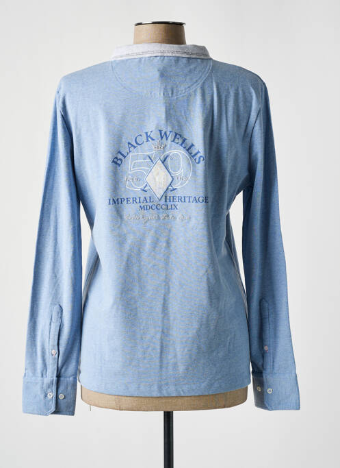 Polo albastru BLACK WELLIS femeie