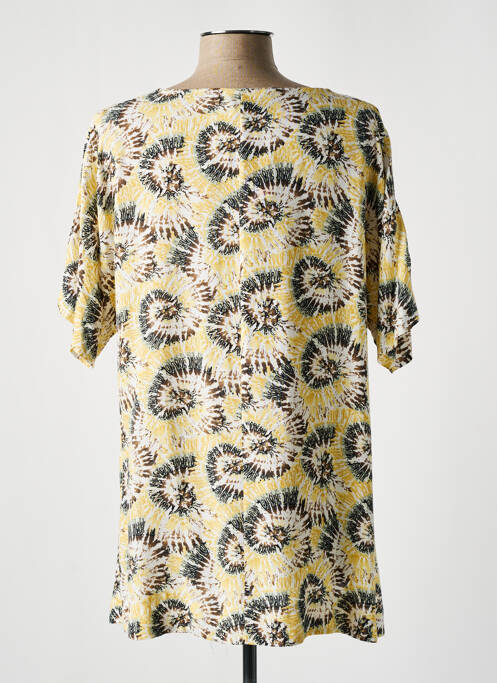 Tunică mâneci scurte galben KAKIE femeie