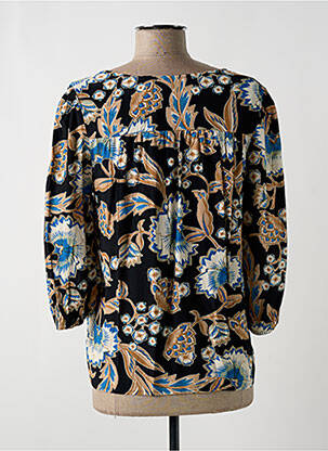 Bluză imprimeu floral mâneci 3/4 negru VERO MODA femeie