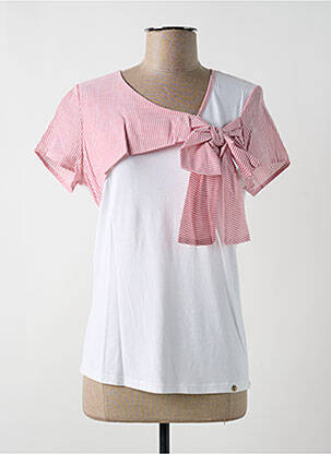 Top alb RINASCIMENTO femeie