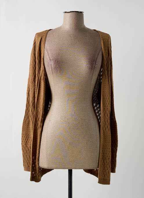 Vestă cu mâneci lungi maro SEASON femeie