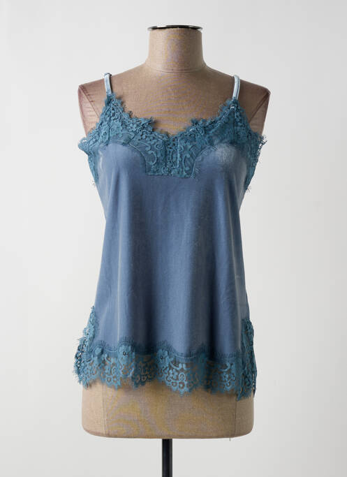 Top albastru SCHOOL RAG femeie