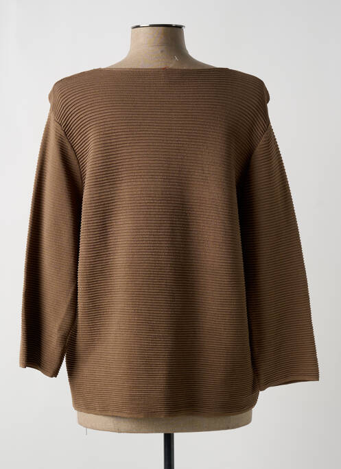 Vestă cu mâneci lungi maro BLUOTRE femeie