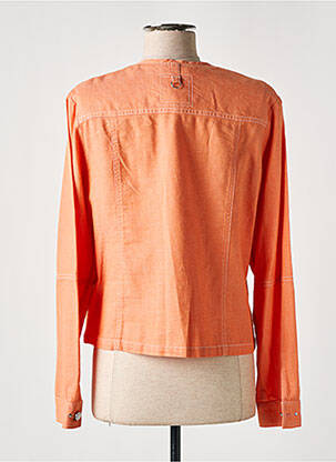 Jachete casual guler rotund portocalie DIANE LAURY femeie