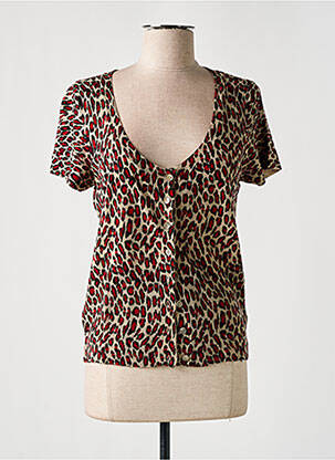 Vestă cu mâneci scurte bej LPB femeie