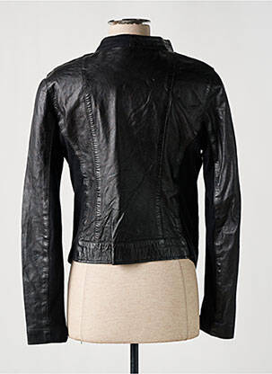 Geacă din piele buzunare negru OAKWOOD femeie