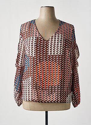 Bluză maro KITANA femeie