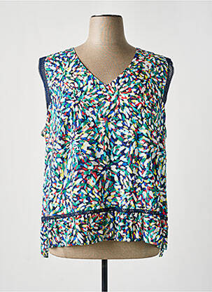 Top albastru PAUSE CAFE femeie