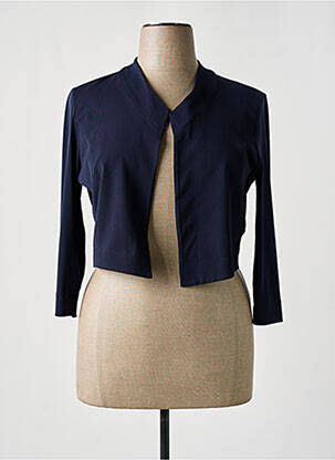 Bolero efect material satinat albastru VERA MONT femeie