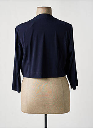 Bolero efect material satinat albastru VERA MONT femeie