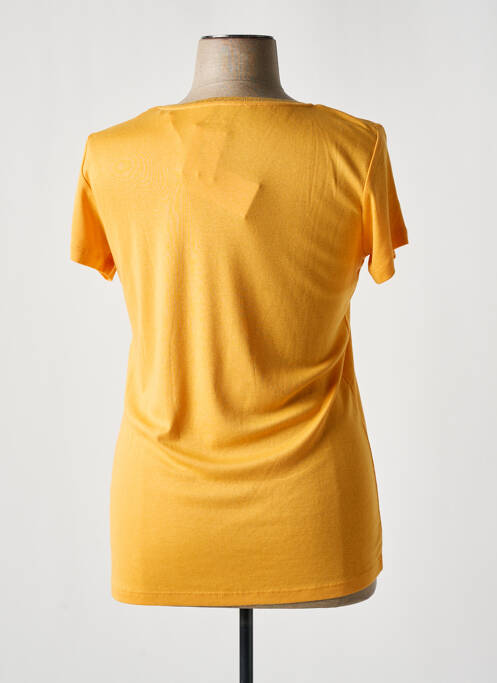 Tricou portocaliu C'EST BEAU LA VIE femeie