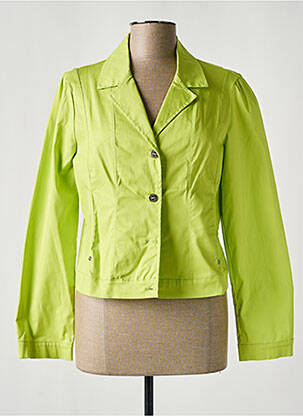 Jachete casual guler tip costum verde MALOKA femeie