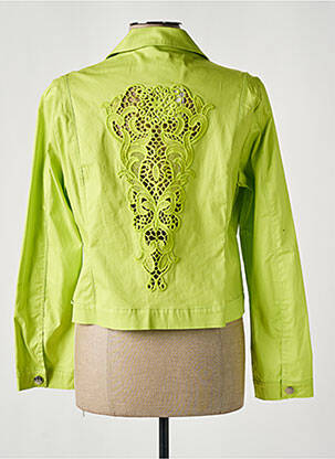 Jachete casual guler tip costum verde MALOKA femeie