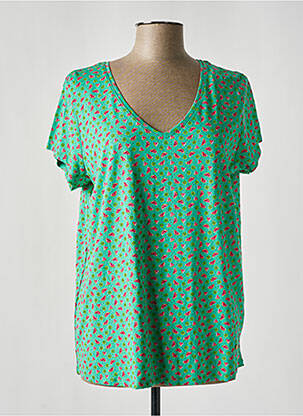 Top verde C'EST BEAU LA VIE femeie