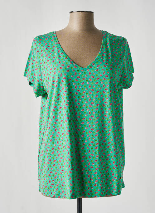 Top verde C'EST BEAU LA VIE femeie