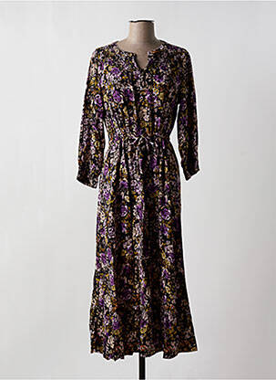 Rochie lungă mâneci lungi mâneci lungi violet CREAM femeie