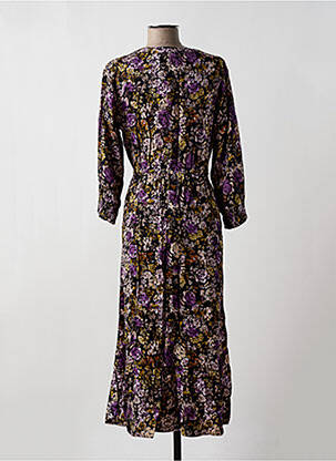 Rochie lungă mâneci lungi mâneci lungi violet CREAM femeie