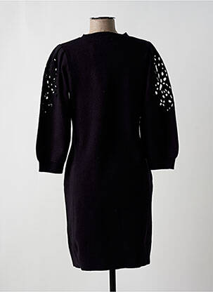 Rochie pulover strânsă pe partea de jos mâneci 3/4 negru ESQUALO femeie