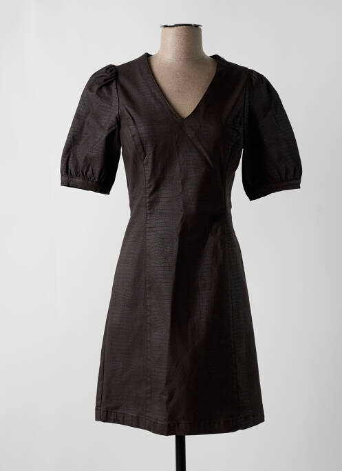 Rochie scurtă maro CREAM femeie