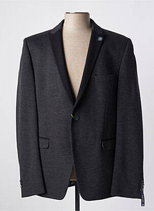 Sacou țesătură melanj gri PURPLE LABEL BY BENVENUTO bărbat
