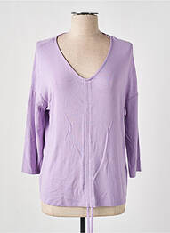 Top țesătură jersey mâneci 3/4 violet STREET ONE femme
