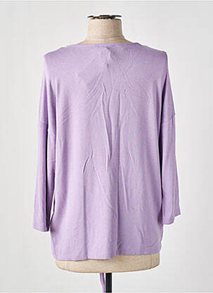 Top țesătură jersey mâneci 3/4 violet STREET ONE femeie