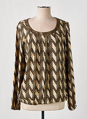 Bluză maro GEISHA femeie