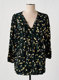 Bluză imprimeu floral mâneci 3/4 negru STREET ONE femme