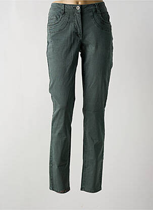 Pantalon slim verde CECIL femeie