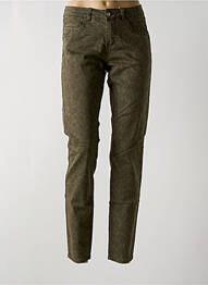 Pantalon slim mărime normală mărime normală verde CREAM femeie