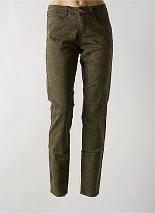 Pantalon slim verde CREAM femeie
