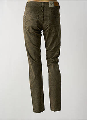 Pantalon slim mărime normală mărime normală verde CREAM femeie