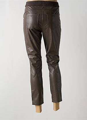 Pantalon 7/8 talie elastică mărime normală maro STREET ONE femeie