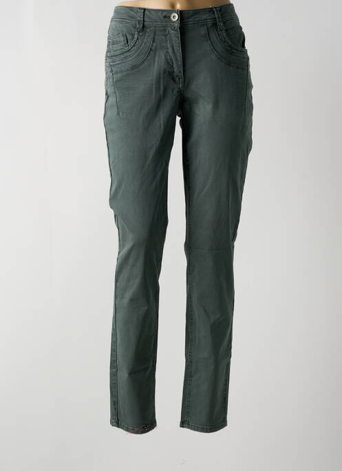 Pantalon slim verde CECIL femeie