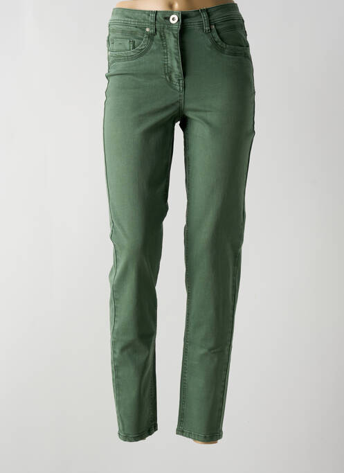 Pantalon slim verde CECIL femeie