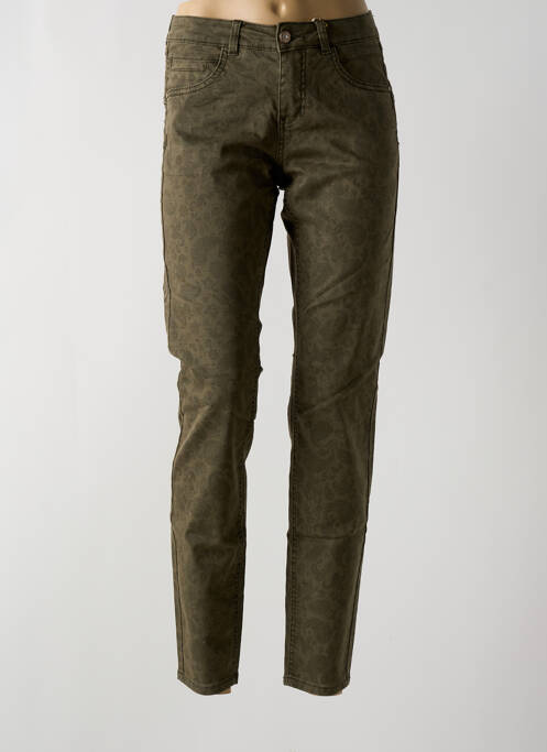 Pantalon slim verde CREAM femeie