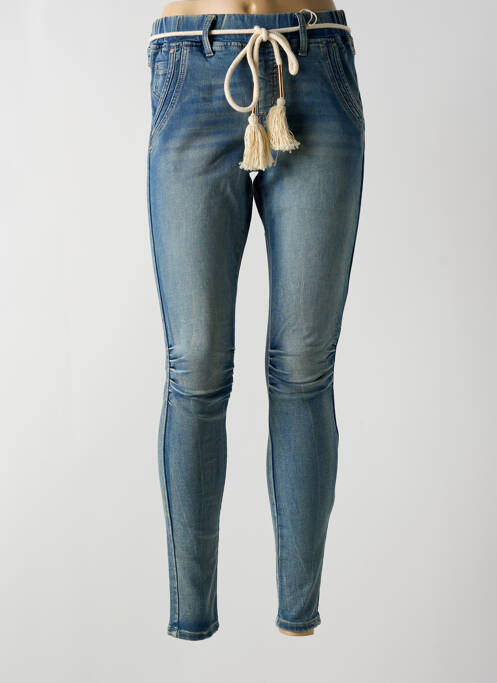 Blugi skinny albastru CREAM femeie