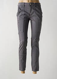 Pantalon 7/8 elasticitate talie joasă gri STREET ONE femme