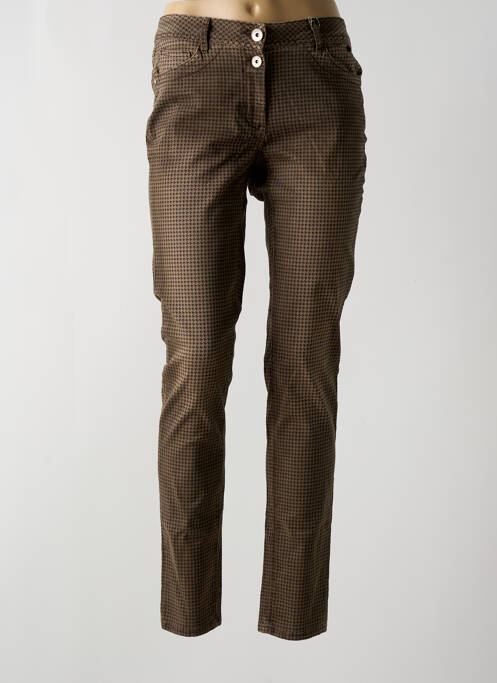 Blugi cu croială slim maro CECIL femeie