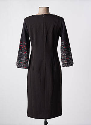 Rochie midi mâneci 3/4 mâneci 3/4 gri LA FEE MARABOUTEE femeie