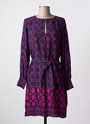 Rochie midi croială fluidă mâneci lungi violet LA FEE MARABOUTEE femeie