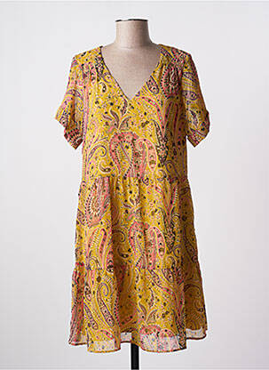 Rochie scurtă galben IKKS femeie